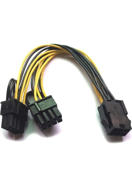 Pin - 2 x Pcıe 8 (6+2) Pin Grafik Kartı Pcı-E Express VGA Ayırıcı Güç Uzatma Kablosu (2 Paket) (Yurt Dışından)