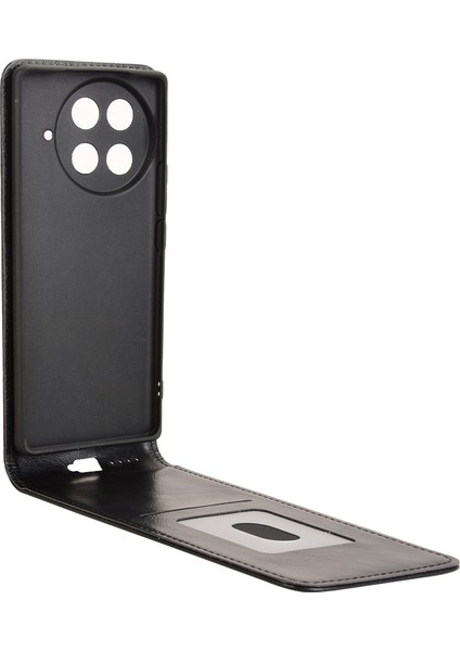 Tecno Camon 30S 4g / Camon 30S Pro 4g Siyah Için Dikey Döner Kılıf (Yurt Dışından)