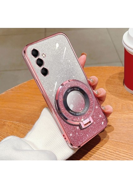 Samsung Galaxy M54 Gümüş Için Yuvarlak Tutucu Tpu Telefon Kılıfı (Yurt Dışından) indirimleri