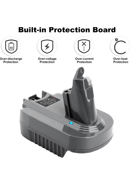 Makita Için V6 Adaptörü 18 V 4AH Pil BL1850 BL1815 BL1830 Dyson V6 Pil DC58 DC62 SV04 SV03 DC59 Için Dönüştürün (Yurt Dışından) modelleri