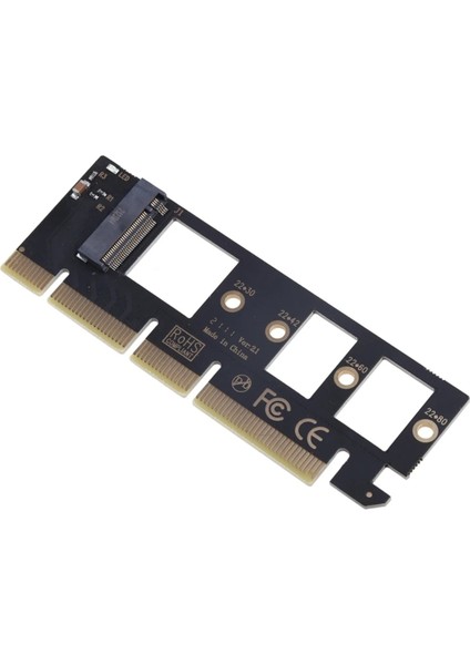 M.2 Nvme Ssd'den Pcı-E 3.0X16/X8/X4 Masaüstü SSD Adaptör Kartı Desteği 2230 2242 2260 2280 Boyutu Sabit Disk Genişletme Kartı (Yurt Dışından)