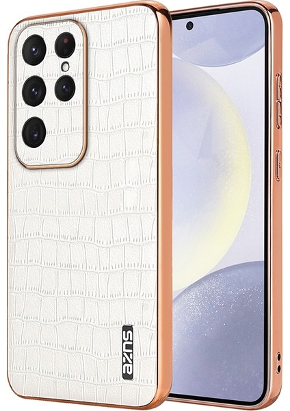 Samsung Galaxy S25 Ultra 5g Kahverengi Için Azns Timsah Dokulu Kılıf (Yurt Dışından) fırsatları