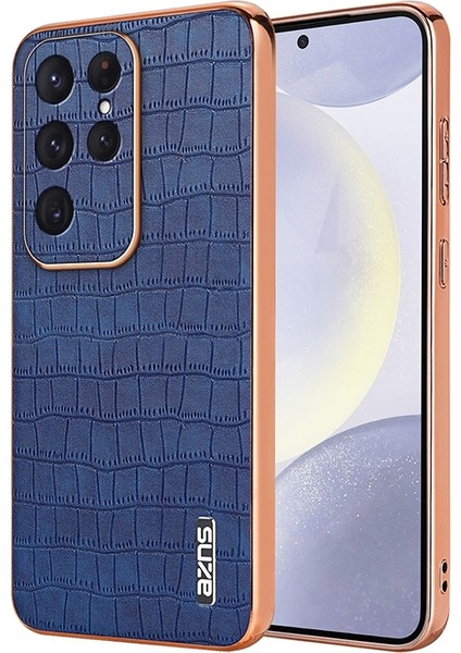 Samsung Galaxy S25 Ultra 5g Siyah Için Azns Timsah Dokulu Kılıf (Yurt Dışından) fırsatları