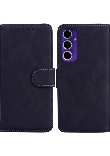 Samsung Galaxy A16 5g Siyah Deri Fe Deri Kılıf (Yurt Dışından)