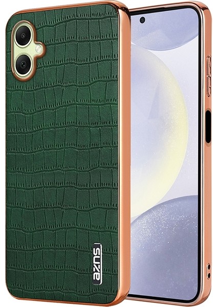 Samsung Galaxy A16 5g Siyah Deri Fe Deri Kılıf (Yurt Dışından)