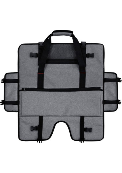 24 Inç LCD Ekranlar ve Monitörler Için Taşıma Çantası, 24 Inç Monitör Için Koruyucu Monitör Seyahat Çantası, Gri (Yurt Dışından)