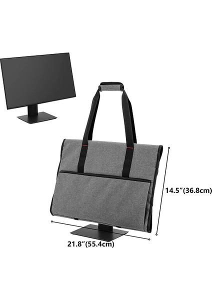 24 Inç LCD Ekranlar ve Monitörler Için Taşıma Çantası, 24 Inç Monitör Için Koruyucu Monitör Seyahat Çantası, Gri (Yurt Dışından) fırsatları