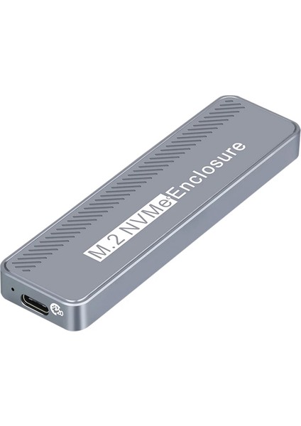 M.2 Nvme SSD Muhafazası Sabit Sürücü Kutusu 20 Gbps Sabit Sürücü Kutusu Type-C Usb3.2 GEN2X2 Desteği Uasp Trım Macbook Windows Için (Yurt Dışından)