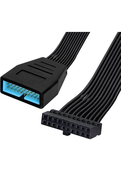 6 Adet Anakart USB 3.0 19PIN 20PIN Dişi - USB 3.0 19PIN 20 Pin Erkek Anakart Uzatma Kablosu Pc Anakart Için (Yurt Dışından) fırsatları
