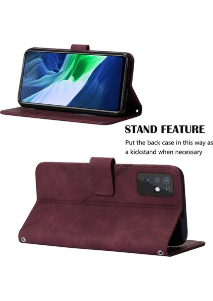 Infinix Note 10 Şarap Kırmızısı Için Crossbody Deri Kılıf (Yurt Dışından) fırsatları
