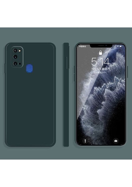 Samsung Galaxy A21S Koyu Yeşil Için Koruyucu Kılıf (Yurt Dışından)