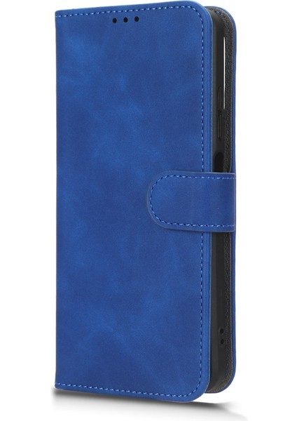 Tecno Spark 10C Mavi Için Deri Kılıf (Yurt Dışından)