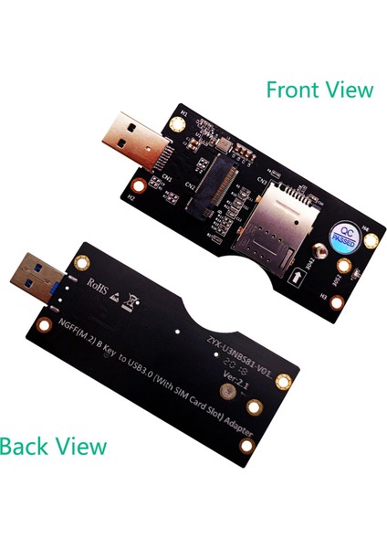 Ngff M.2 Anahtar B - USB 3.0 Adaptör Genişletme Kartı Wwan/lte 3g/4g/5g Modül Desteği Için Sım 8pin Kart Yuvası ile M.2 (Yurt Dışından) fiyatları