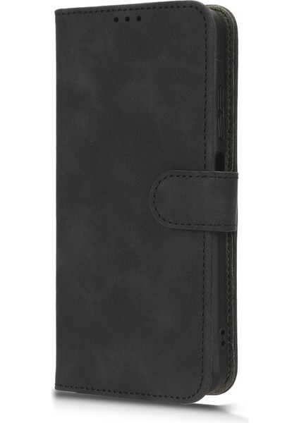 Tecno Spark 10C Siyah Için Deri Kılıf (Yurt Dışından)