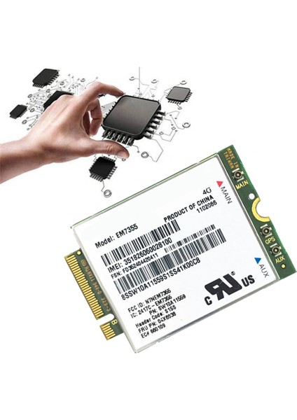 EM7355 Wwan Kart+2xanten Fru 04X6038 Ngff 4g Wifi Kartı Thinkpad X1 Carbon L440 L540 T440 T540P X240 (Yurt Dışından) modelleri