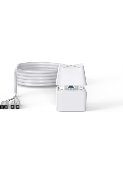 LED Işık Bilgisayar Masaüstü Anahtarı Pc Anakart Harici Başlatma Güç Düğmesi Uzatma Kablosu Ev Ofis Için 1.65M Beyaz (Yurt Dışından) fırsatları