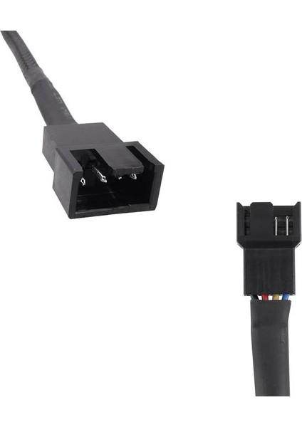 Adet 4 Pin Pwm Fan Uzatma Güç Kablosu Konnektör Kutusu Erkek Dişi Uzatma Kabloları Için 4 Pin/3pin Fan (Yurt Dışından)
