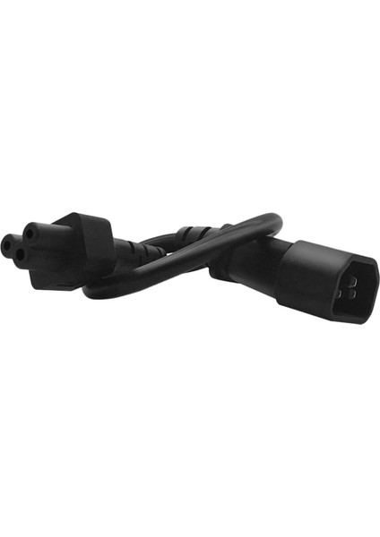 Iec 320 C14 Erkek Fiş - C5 Dişi Adaptör Kablosu Iec 3 Pin Erkek - C5 Micky, Pdu Ups Güç Dönüştürücü Kablosu (0,3 M) (Yurt Dışından)