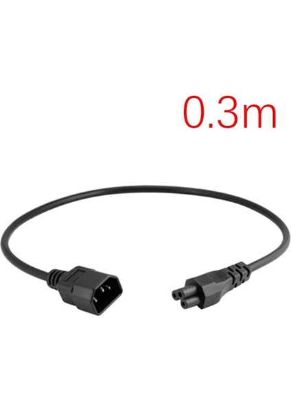 Iec 320 C14 Erkek Fiş - C5 Dişi Adaptör Kablosu Iec 3 Pin Erkek - C5 Micky, Pdu Ups Güç Dönüştürücü Kablosu (0,3 M) (Yurt Dışından) indirimleri