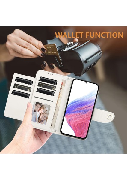 Infinix Hot 50 Pro+ 4g Beyaz Için Eşkenar Dörtgen Deri Kılıf (Yurt Dışından)