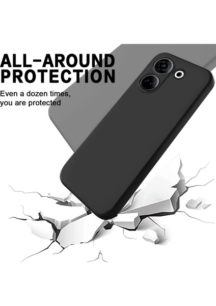 Tecno Camon 20 Pro 4g Siyah Için Sıvı Silikon Telefon Kılıfı (Yurt Dışından) fırsatları