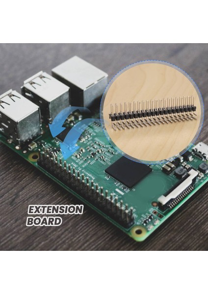 12 Adet 40 Pin Gpıo Başlık Kiti 20X2 Pin Sağ Açı Gpıo Başlık Soketi Ahududu Pi Için SIFIR/4B/3B+/3B/3A+ (Yurt Dışından)