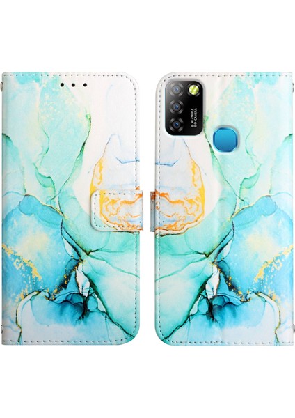 Infinix Hot 10 / Smart 5 X657 Yeşil LS003 Için Mermer Kılıf (Yurt Dışından) modelleri