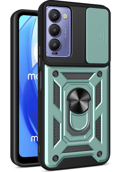 Tecno Camon 18/18 P Koyu Yeşil Için Kamera Kılıfı Telefon Kılıfı (Yurt Dışından)