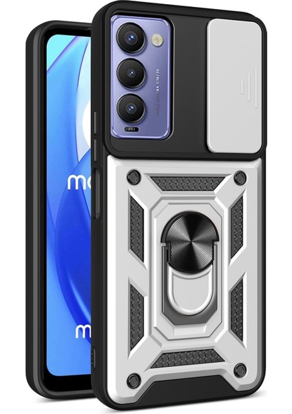 Tecno Camon 18/18 P Gümüş Için Kamera Kılıfı Telefon Kılıfı (Yurt Dışından)