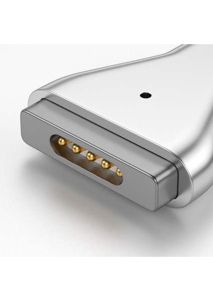 100 W Alaşım USB Tip C Manyetik Pd Adaptörü Magsafe 2 MacBook Air Pro LED Göstergesi Hızlı Şarj Fişi Dönüştürücü (Yurt Dışından) fırsatları