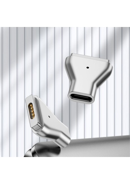 100 W Alaşım USB Tip C Manyetik Pd Adaptörü Magsafe 2 MacBook Air Pro LED Göstergesi Hızlı Şarj Fişi Dönüştürücü (Yurt Dışından) indirimleri