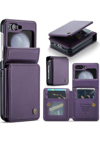 Samsung Galaxy Z Flip5 Mor Için Caseme C22 Rfıd Hırsızlık Önleyici Dava (Yurt Dışından)