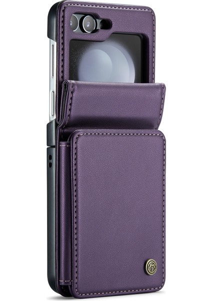 Samsung Galaxy Z Flip5 Mor Için Caseme C22 Rfıd Hırsızlık Önleyici Dava (Yurt Dışından)
