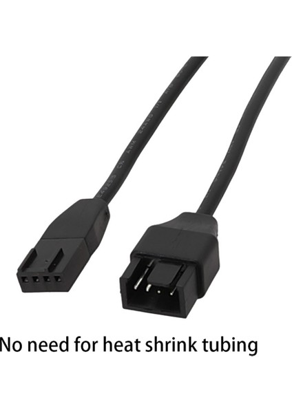 Adet Soğutma Fanı Uzatma Kablosu Bilgisayar Soğutma Fanı Pwm Sıcaklık Kontrolü 4-Pin Uzatma Kablosu Fan Uzatma Kablosu (Yurt Dışından)