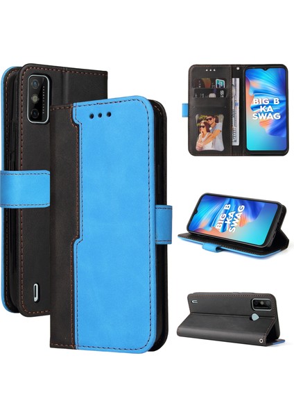 Tecno Spark 6 Go Blue Için Pu Kılıf (Yurt Dışından)
