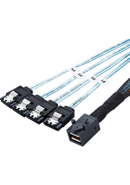 Dahili Hd Mini Sas SFF-8643 - 4xsata Kablosu Sabit Sürücü Kablosu Hd Mini Sas Ana Bilgisayar/denetleyici - 4sata Kablosu Uzunluğu 50CM (Yurt Dışından) fırsatları