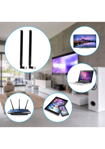 Sma Anteni 4g Lte Yüksek Kazançlı 9dbi Wifi Anteni Çift Bantlı (2,4 Ghz ve 5,8 Ghz) Çok Yönlü Anten 3g/4g/gsm (Yurt Dışından) indirimleri