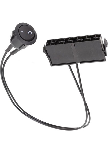 24 Pin Dişi Atx Psu Güç Kaynağı Başlangıç Test Cihazı Başlangıç Jumper Açık Kapalı Anahtar Kablosu 18AWG 30 cm (Yurt Dışından) modelleri