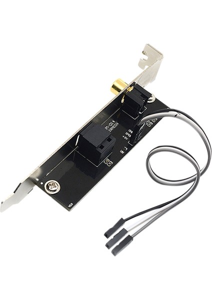 24BIT 192KHZ Ek Kart Spdıf Optik ve Rca Çıkış Plakası Kablo Braketi Asus Gigabyte Için Dijital Ses Çıkışı (Yurt Dışından)