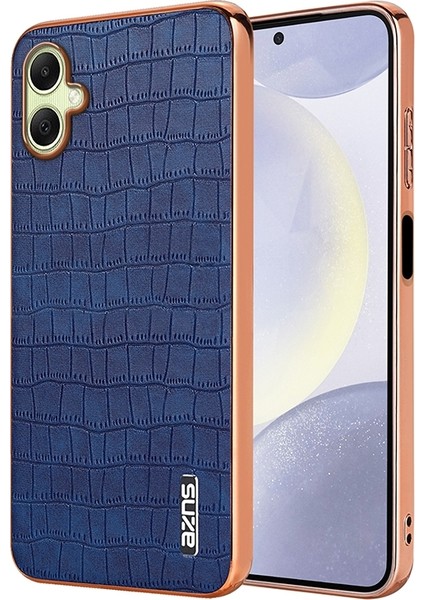 Timsah Dokulu Kılıf Samsung Galaxy A06 4g Mavi (Yurt Dışından)