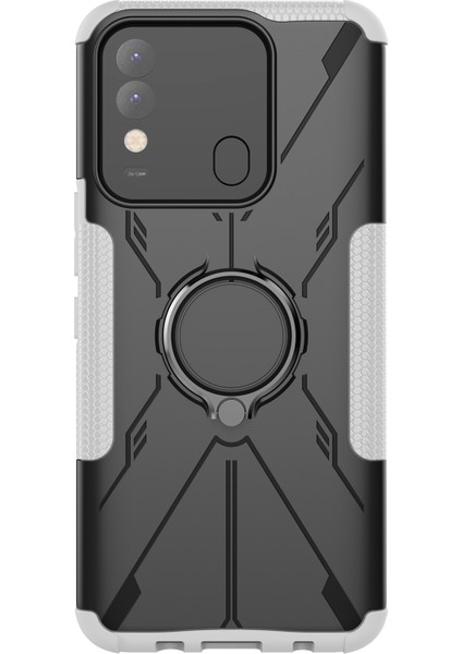 Tecno Spark 8 Beyaz Için Armor Bear Pc+Tpu Telefon Kılıfı (Yurt Dışından) fiyatları
