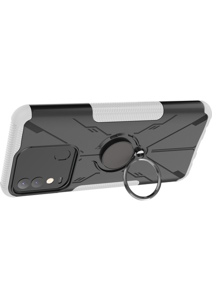 Tecno Spark 8 Beyaz Için Armor Bear Pc+Tpu Telefon Kılıfı (Yurt Dışından) modelleri