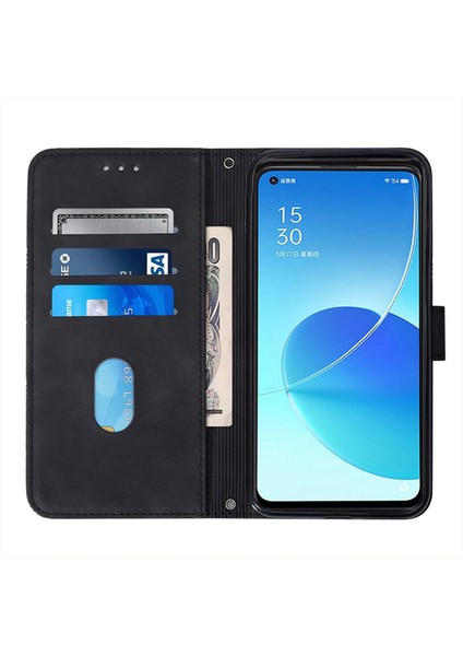 Tecno Spark Go 2021 Siyah Için Crossbody Deri Kılıf (Yurt Dışından)