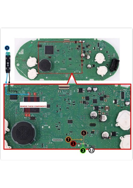 Vag Mqb D70F34XX D70F35XX Için D1 Adaptörü Lehimleme Yok Kaldırma Pimi Yok (Yurt Dışından)