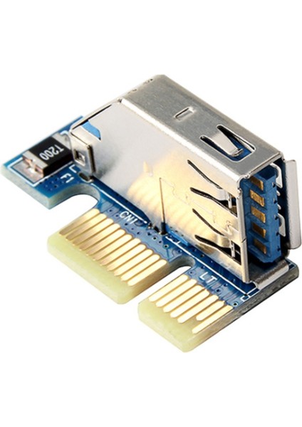 Pcıe Pcı-E Pcı Express X1 Pcı Yükseltici Kart Veri Yolu Kartı Yüksek Verimli Adaptör Dönüştürücü USB 3.0 Kablosu Masaüstü Bilgisayar Için (Yurt Dışından)