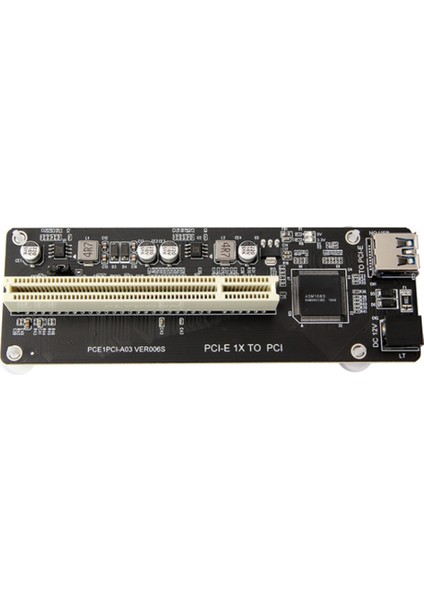 Pcıe Pcı-E Pcı Express X1 Pcı Yükseltici Kart Veri Yolu Kartı Yüksek Verimli Adaptör Dönüştürücü USB 3.0 Kablosu Masaüstü Bilgisayar Için (Yurt Dışından)