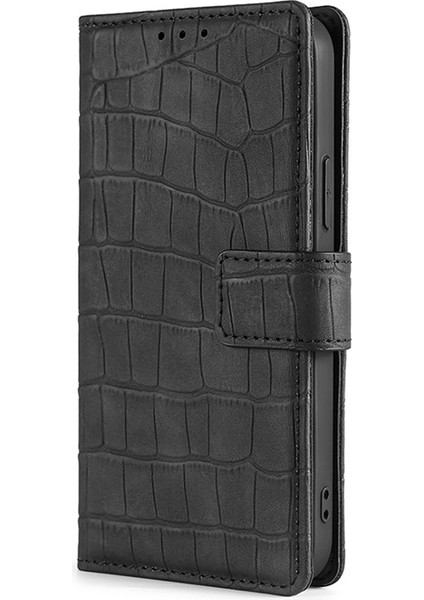 Tecno Camon 30 Pro 5g Siyah Için Skin Fe Timsah Kılıfı (Yurt Dışından)
