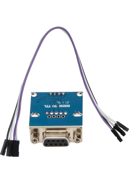 MAX3232 RS232 Seri Bağlantı Noktasından Ttl Dönüştürücü Modülüne Db9 Konektörü W/4 Atlama Kablosu (Yurt Dışından)