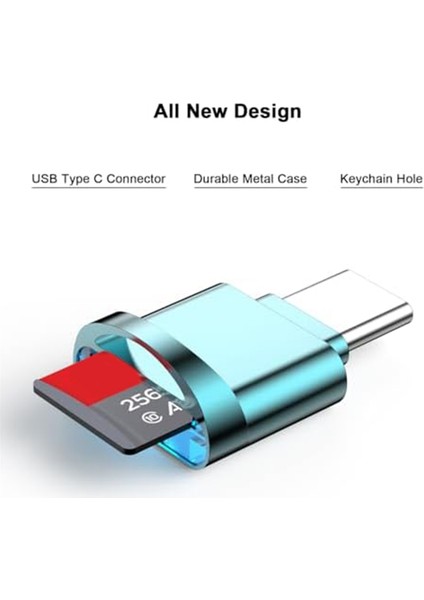 Micro-Sd Kart Okuyucu Adaptörü, USB Type C'den Micro-Sd/tf Kart Okuyucusuna Micro-Sd Kart Adaptörü Huaweı Type-C,a Için (Yurt Dışından) modelleri