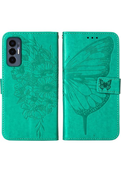 Tecno Pova 3/le7 Yeşil Için Kabartmalı Pu Kılıf (Yurt Dışından) modelleri